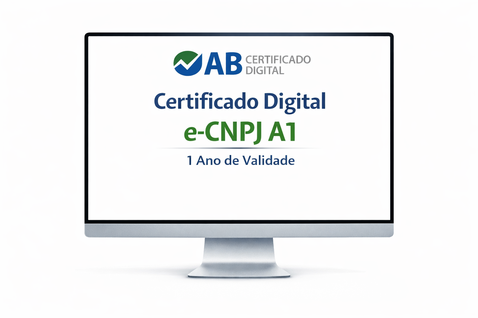 Certificado Digital e-CNPJ A1 1 ano de Validade