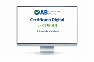Certificado Digital e-CPF A3 2 Anos de Validade