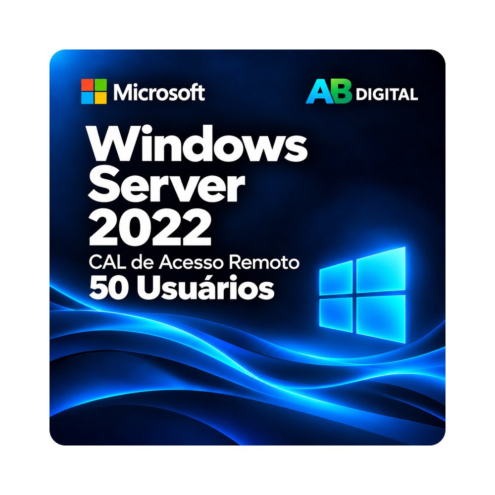 Cal de Acesso Remoto Windows Server 2022 - 50 Usuários