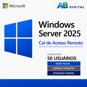 Cal de Acesso Remoto Windows Server 2025 - 50 Usuários