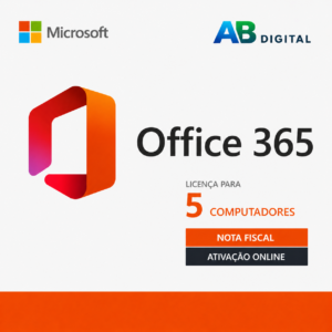 Licença Microsoft Office 365 - 5 Dispositivos